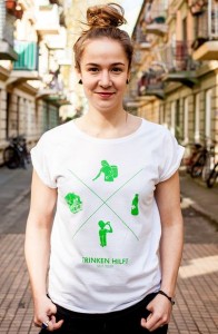 Shirt aus 100% Baumwolle, fair produziert – und für einen guten Zweck: 3€ pro Shirt gehen an den gemeinnützigen Lemonaid & ChariTea e.V.